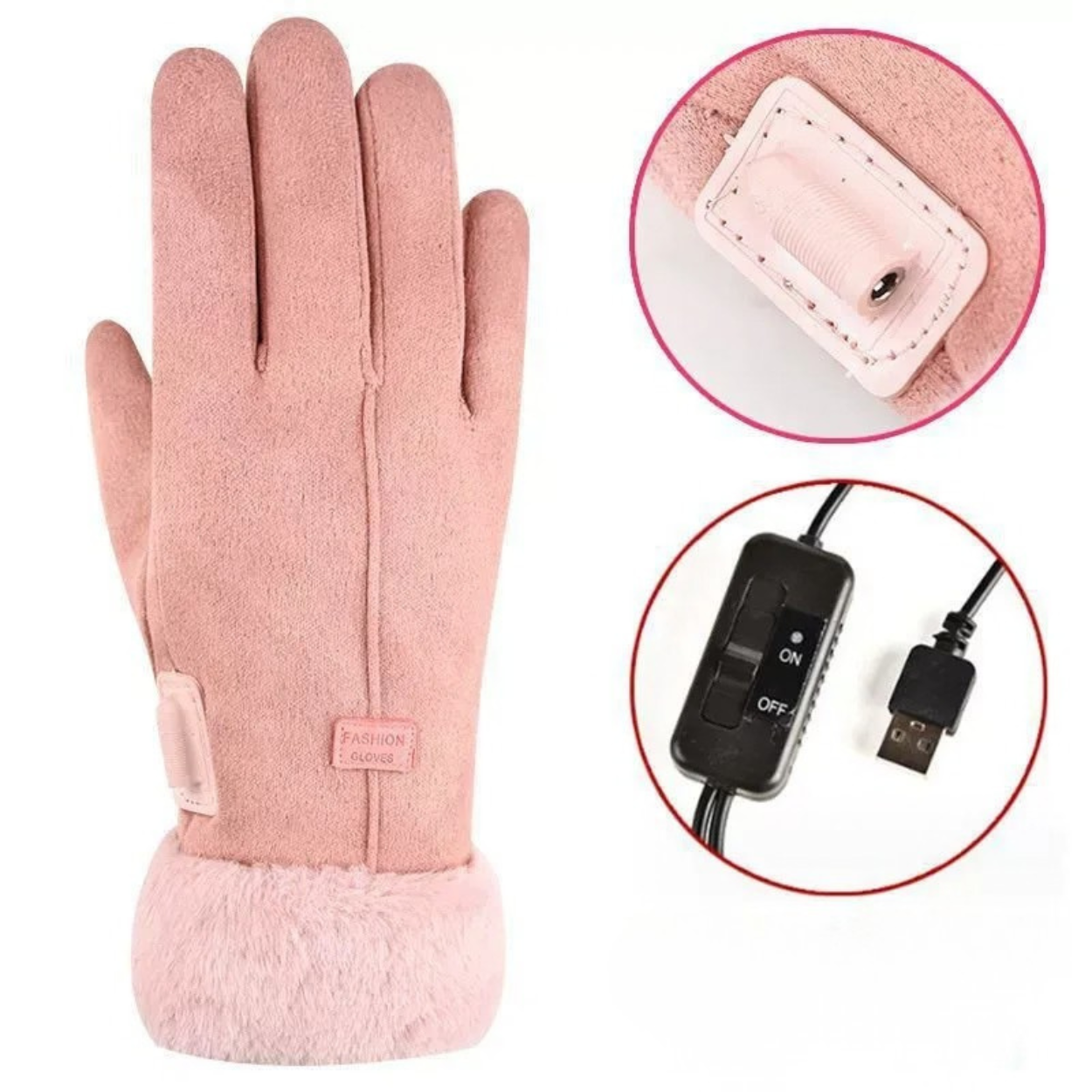 Verwarmde handschoenen met touchscreen